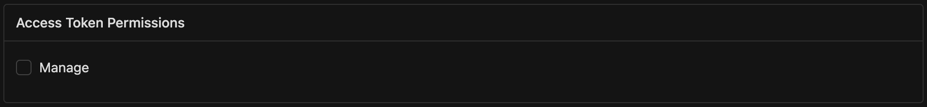 Access Token Manage | IOMETE