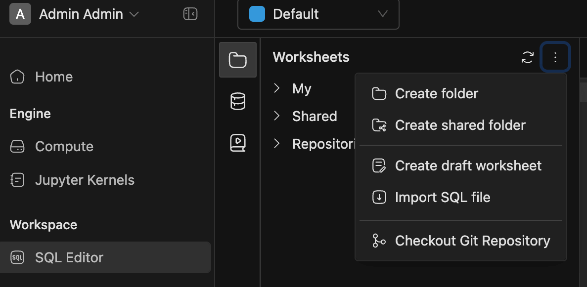 checkout repo | IOMETE