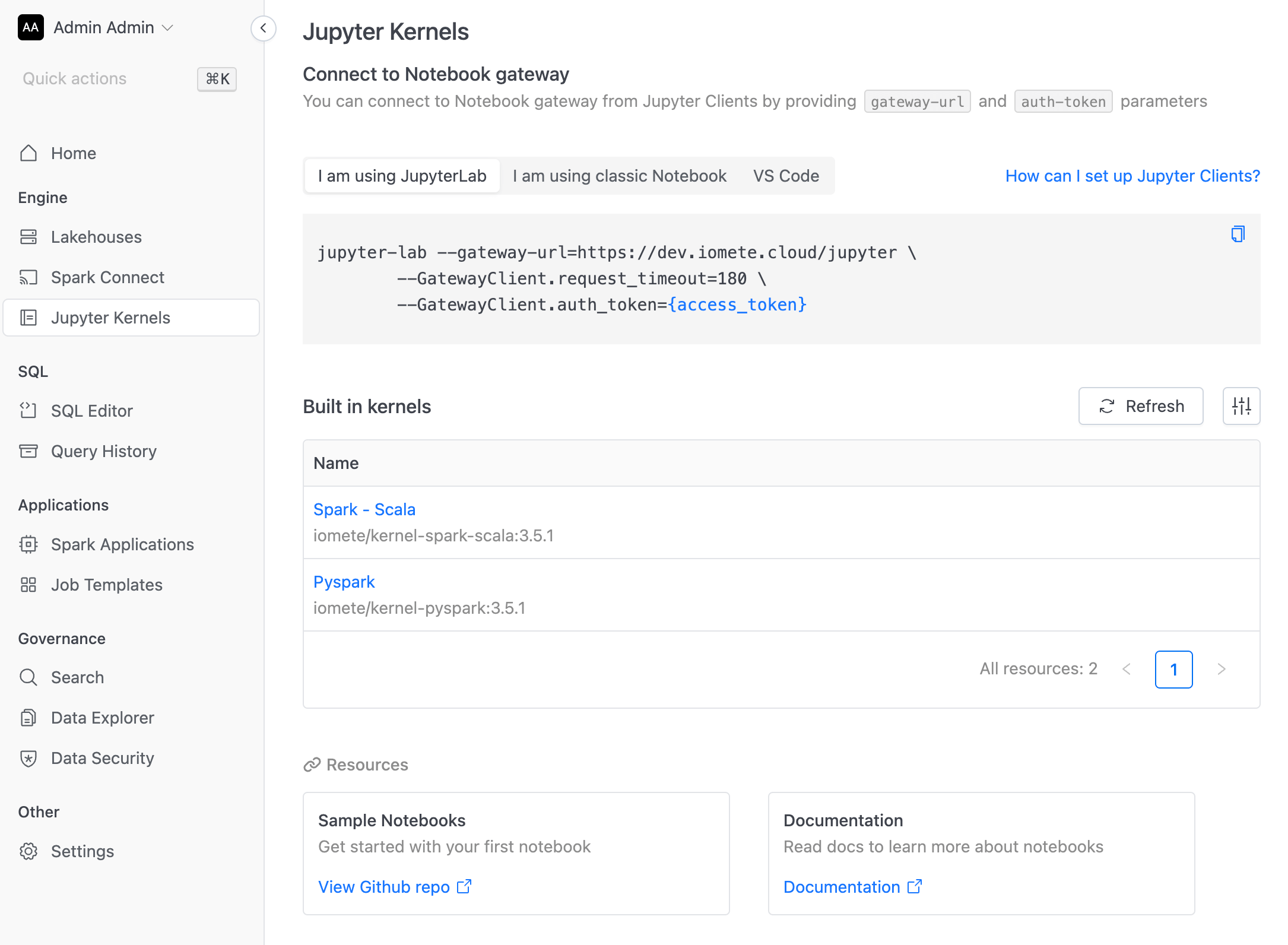 Connection String | IOMETE