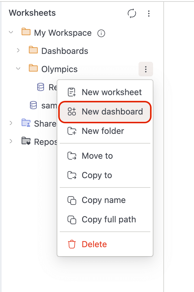 Dashboard create | IOMETE