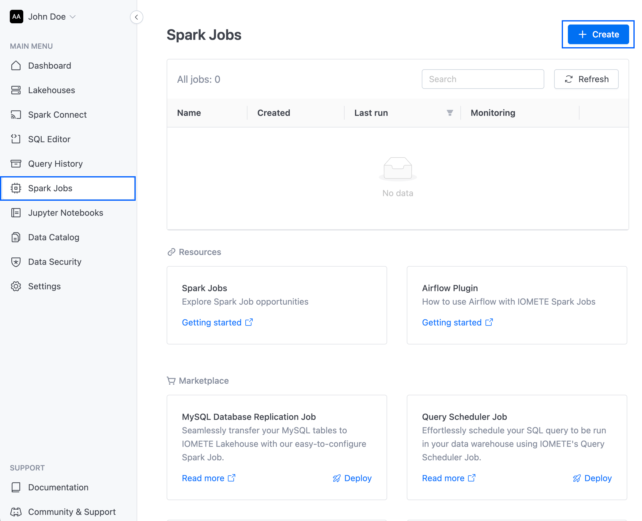 IOMETE Spark Jobs | IOMETE