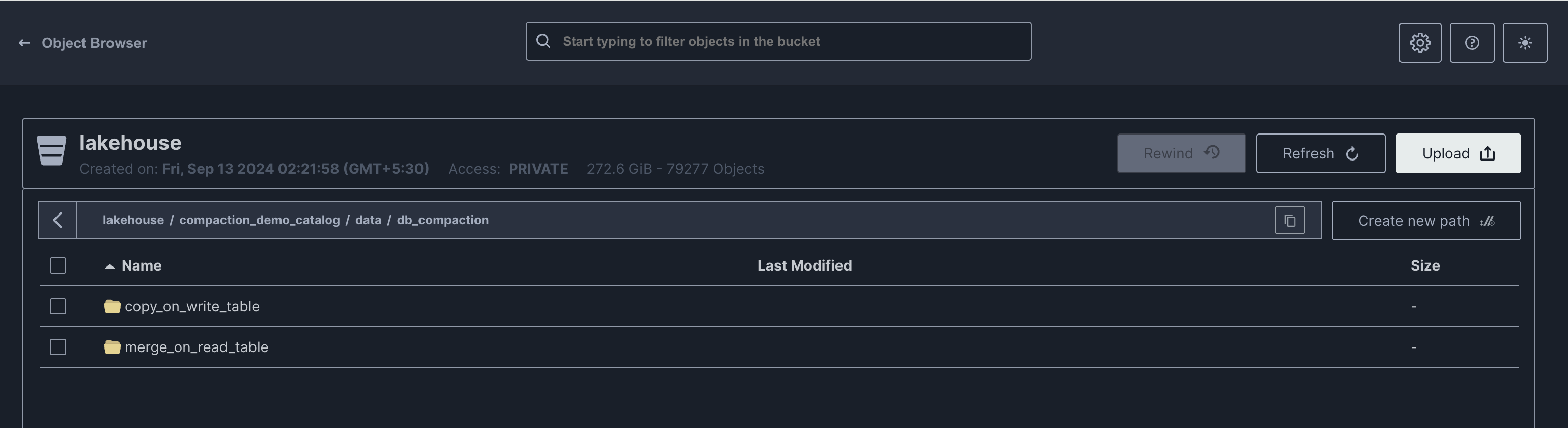 create-table-fs | IOMETE