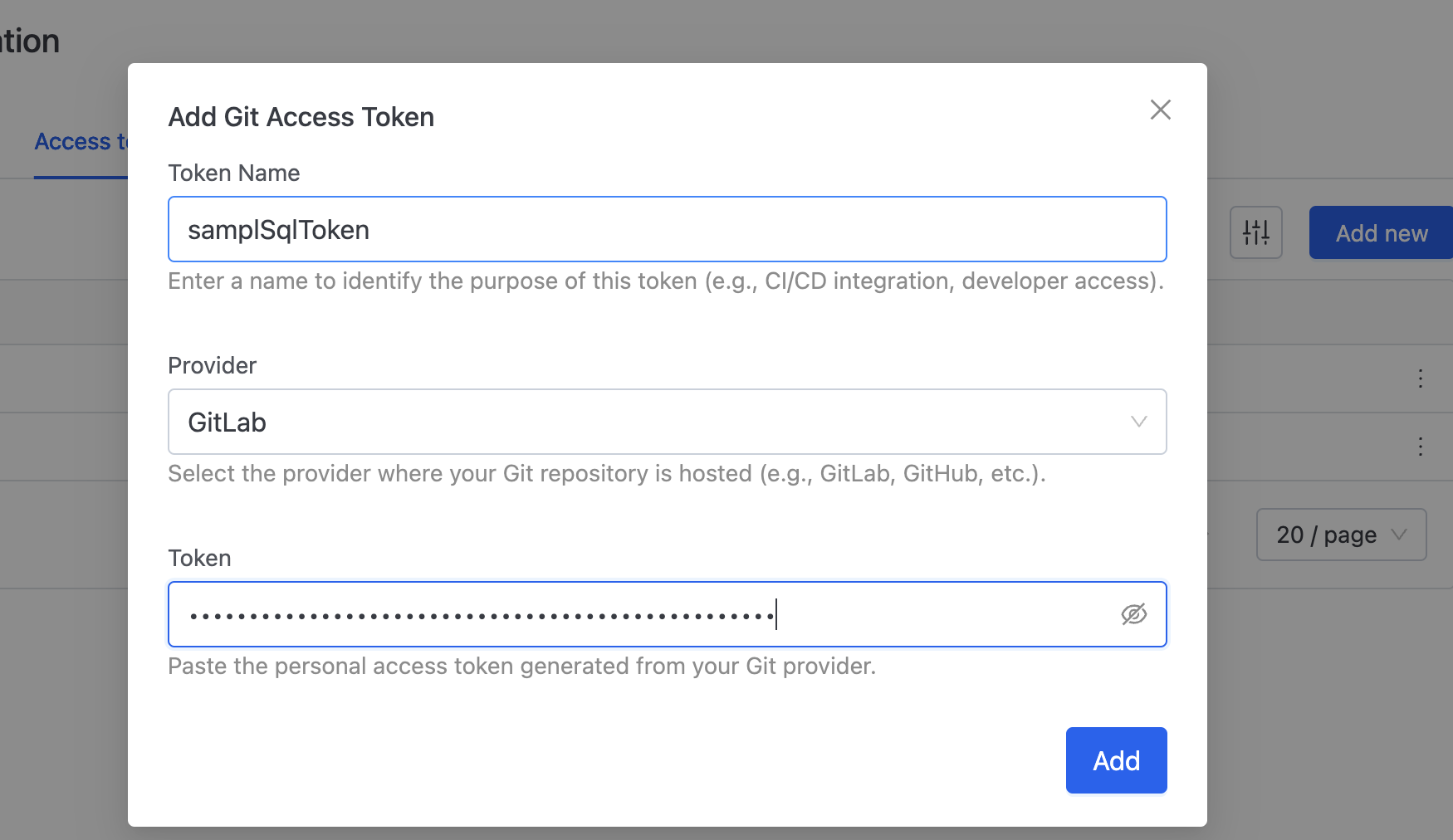 create token | IOMETE