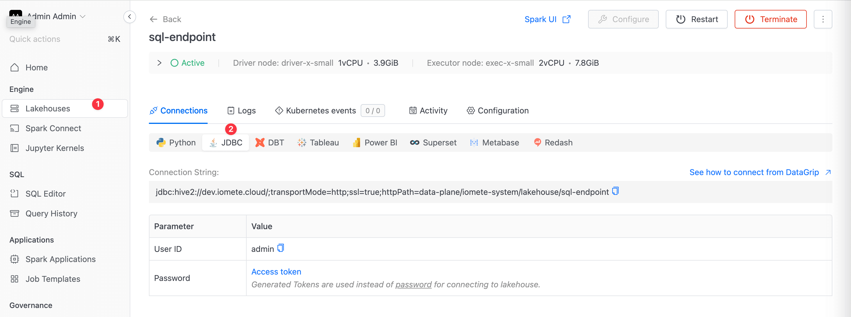 Datagrip datasource2