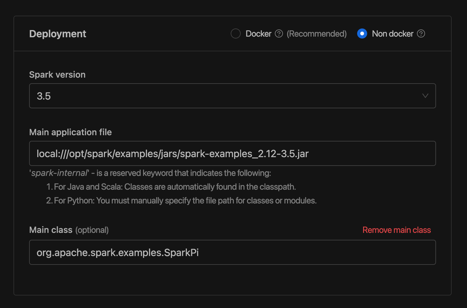 Apache spark deployment | IOMETE