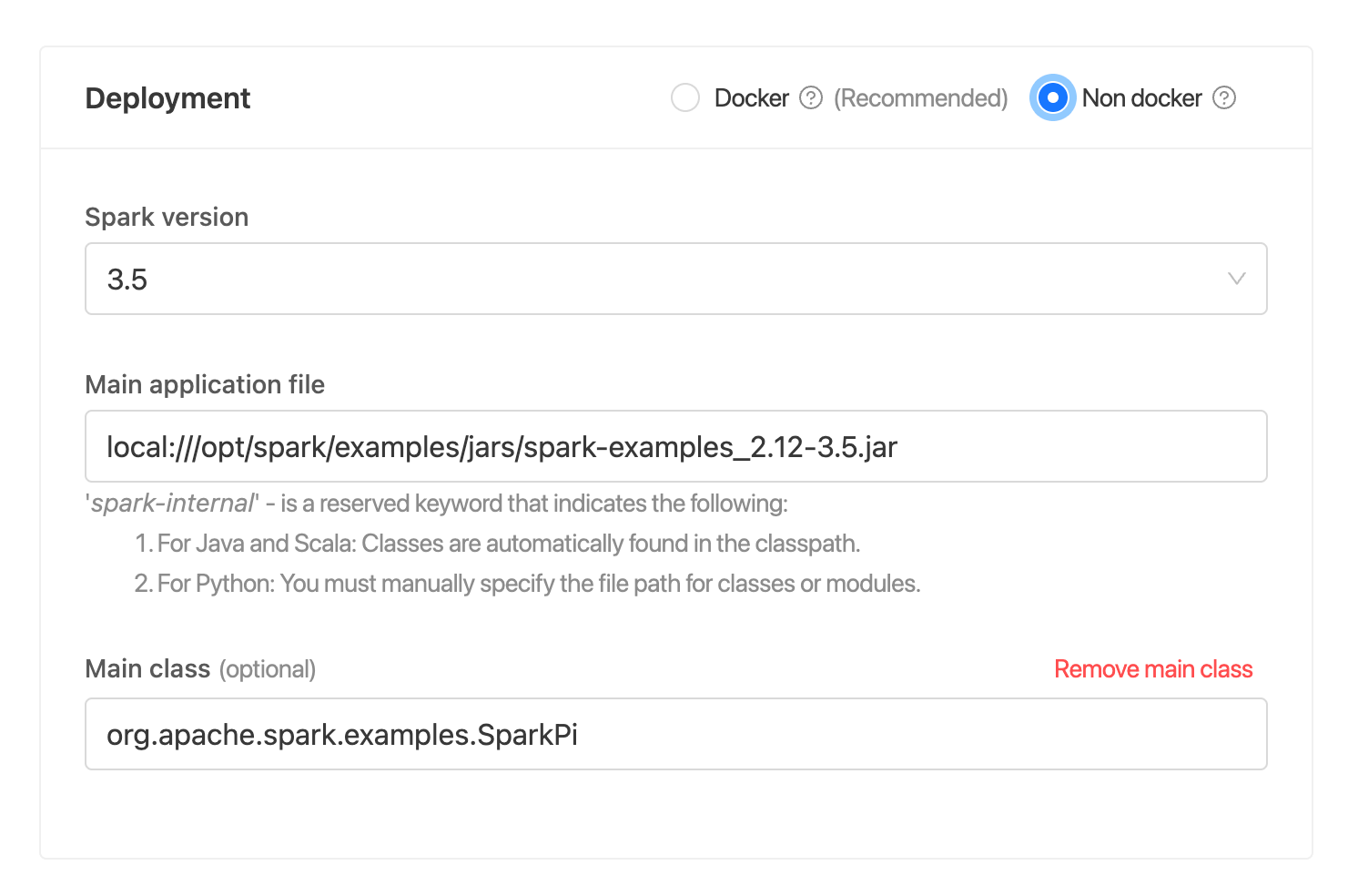 Apache spark deployment | IOMETE