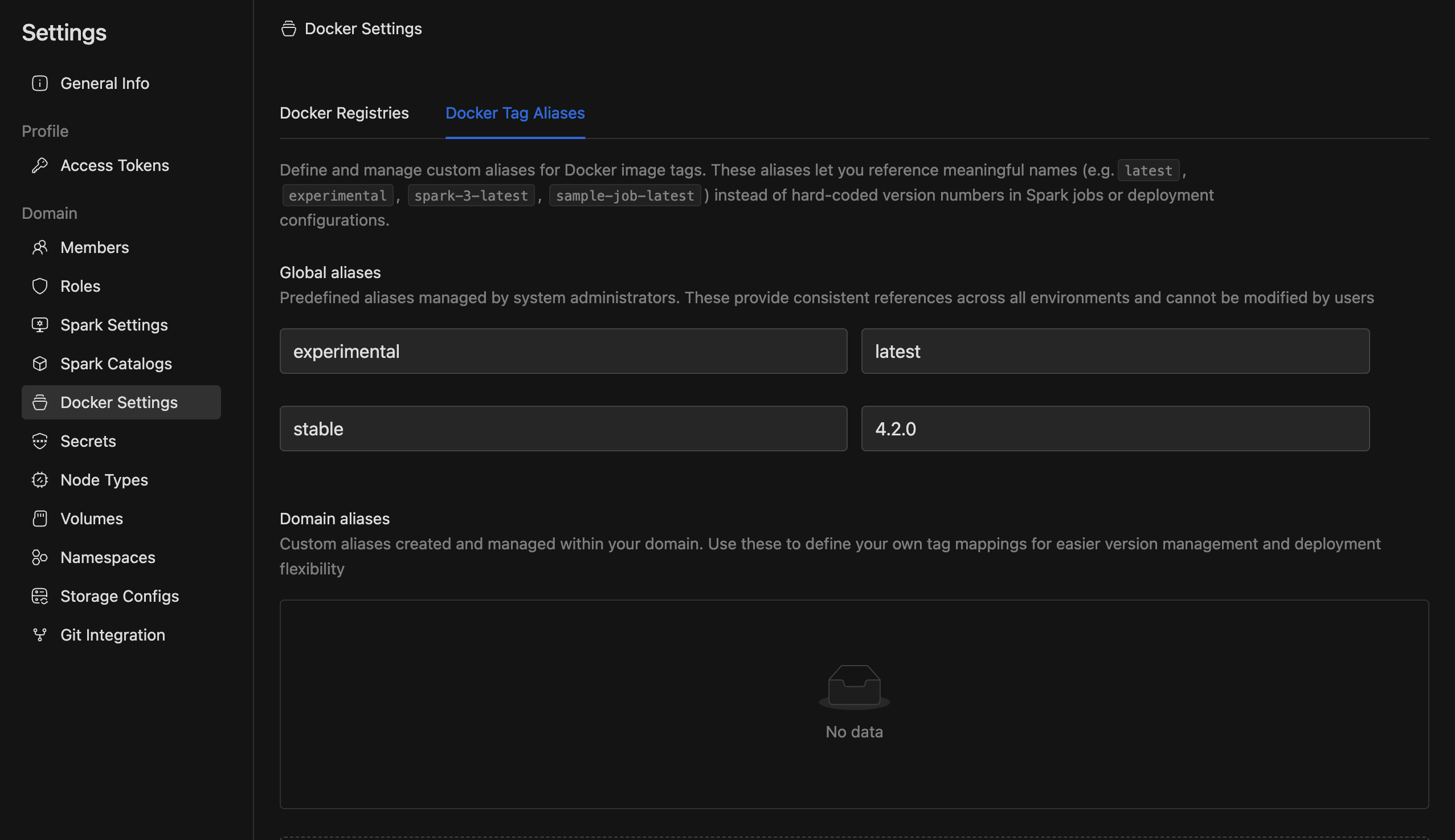 Docker Tag Aliases | IOMETE