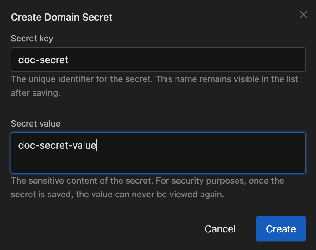 Admin Secret create | IOMETE