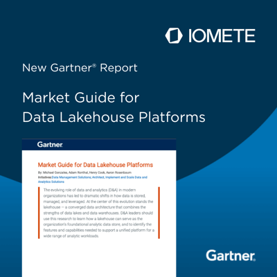 Gartner Market Guide cover | IOMETE