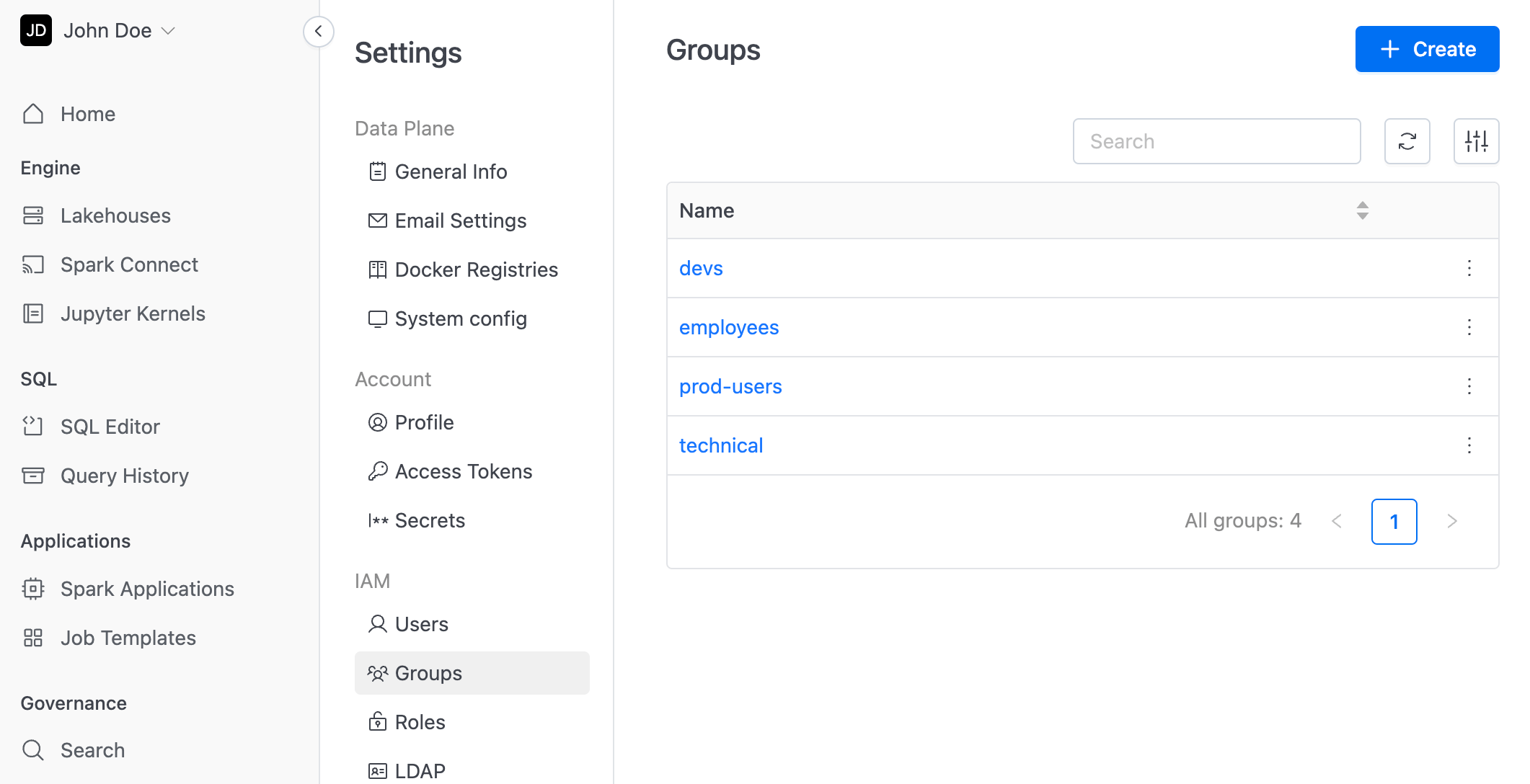 Groups | IOMETE