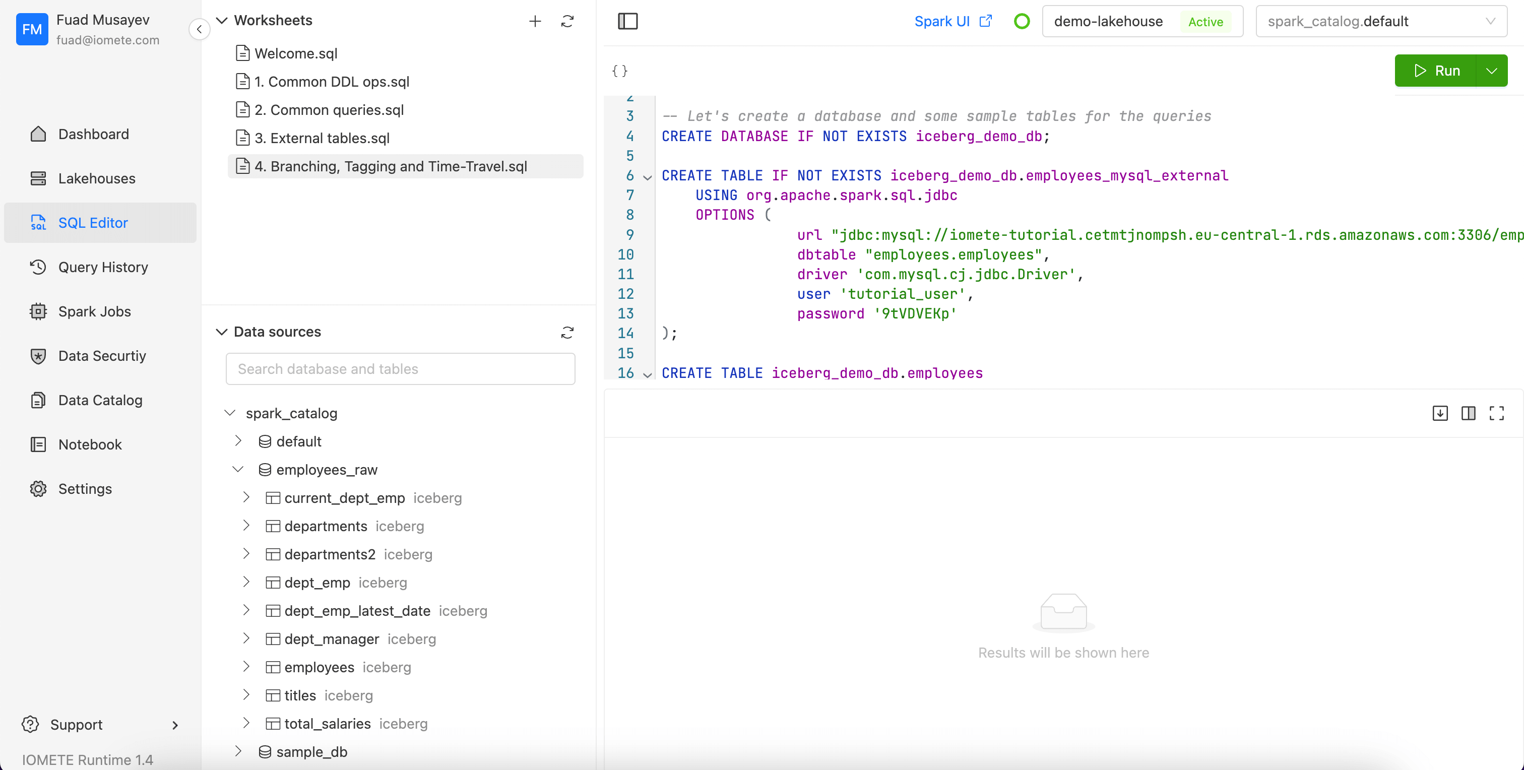 Apache Iceberg in on-premise