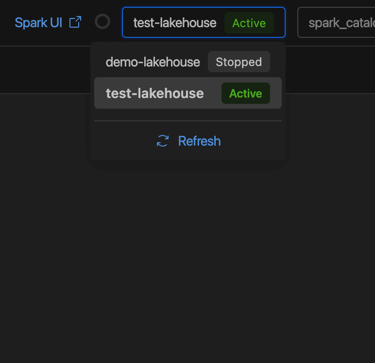 SQL Editor - Lakehouse select | IOMETE