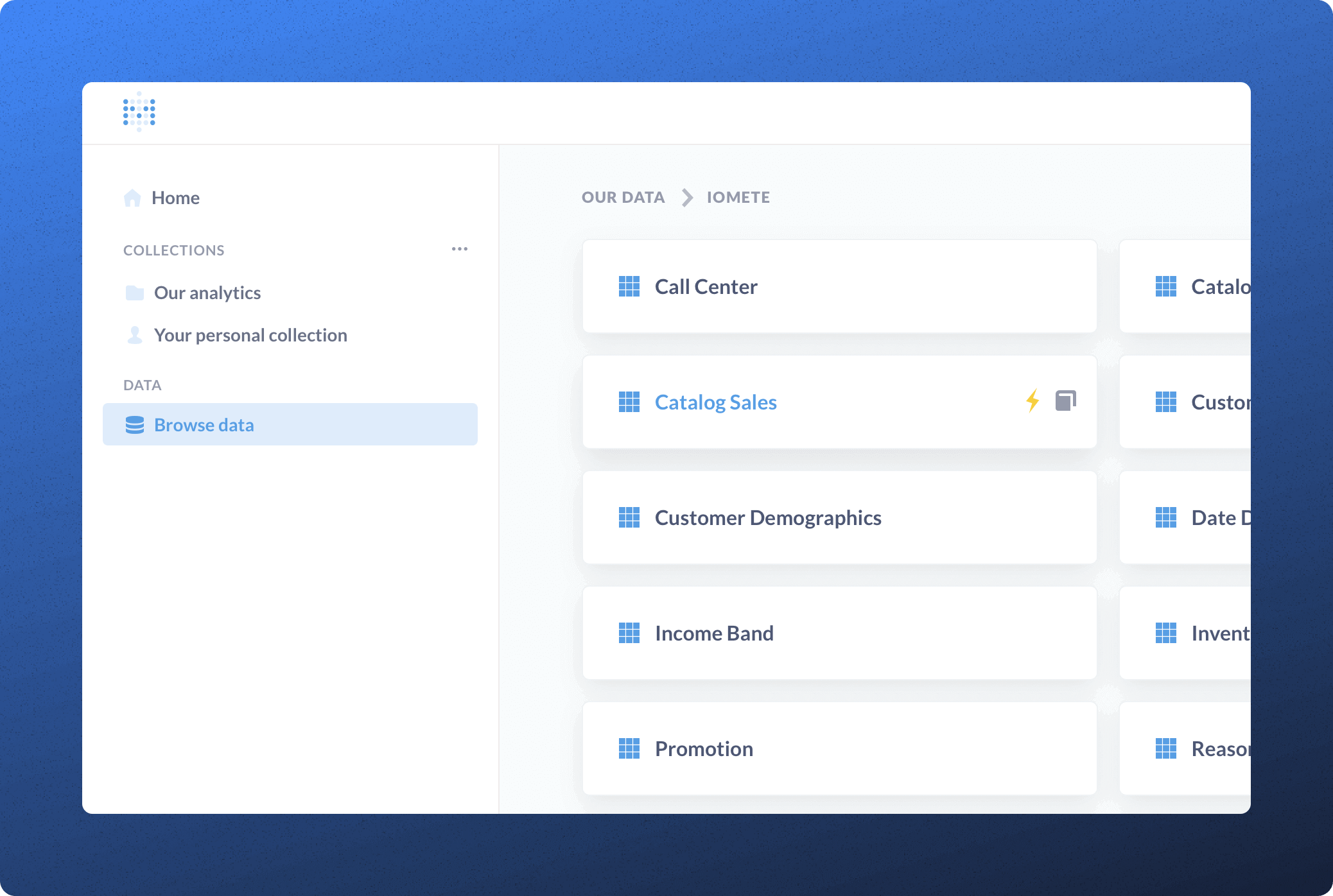 Metabase explorer