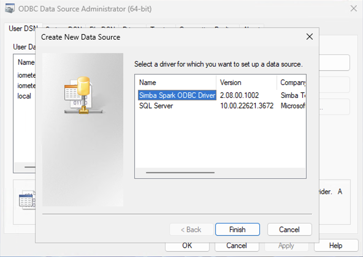 Simba Spark ODBC Driver Select | IOMETE
