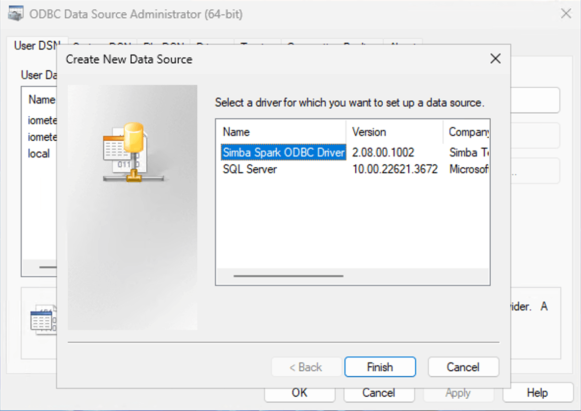 Simba Spark ODBC Driver Select | IOMETE