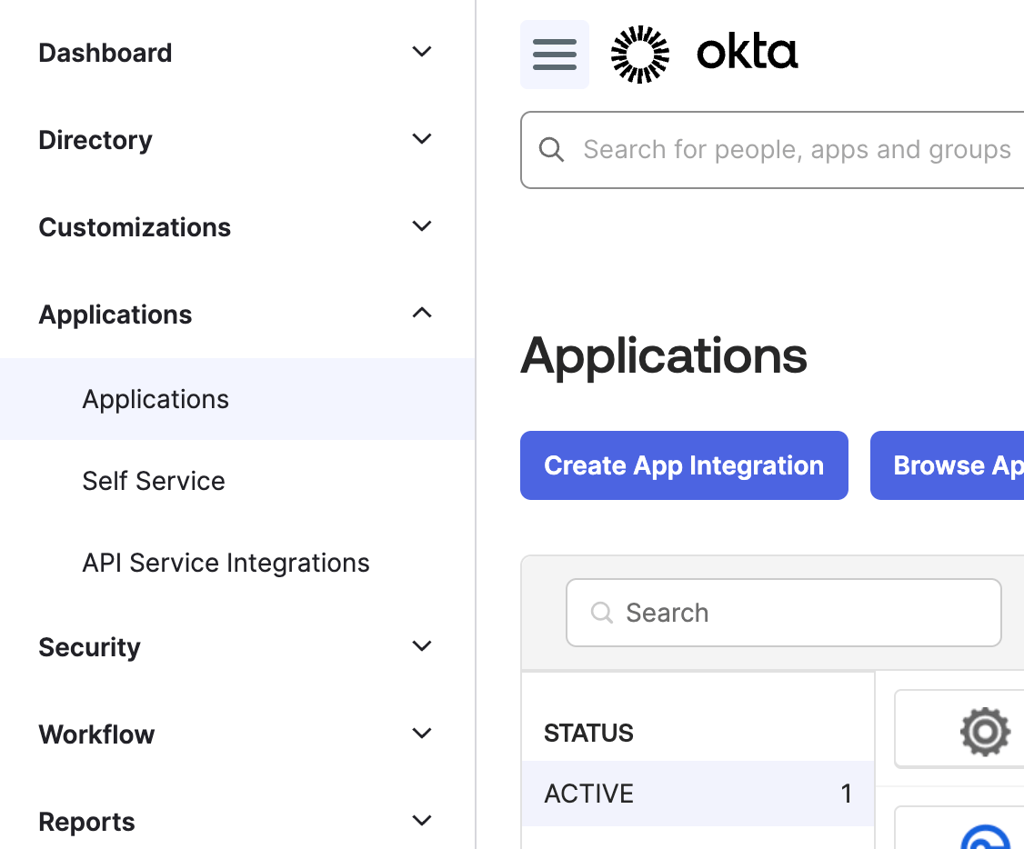 Creating a new SAML app in Okta | IOMETE