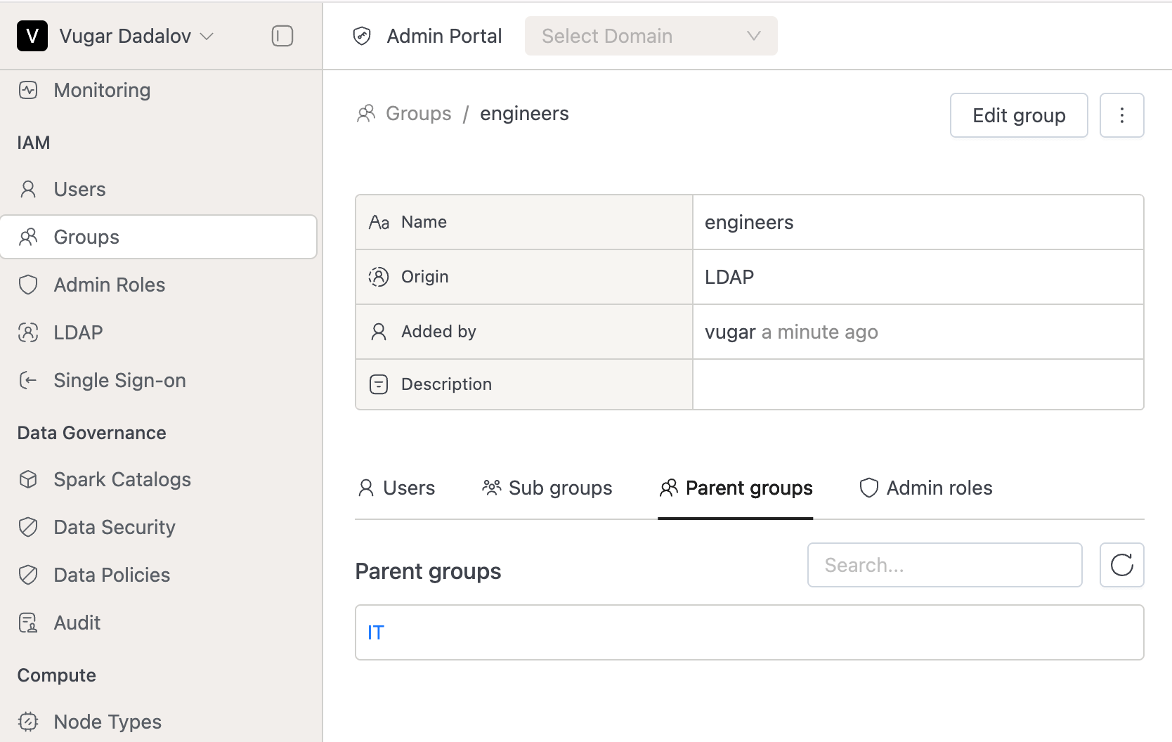 Parent groups | IOMETE