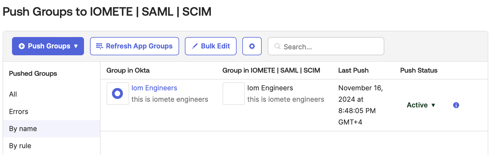 Provision groups | IOMETE