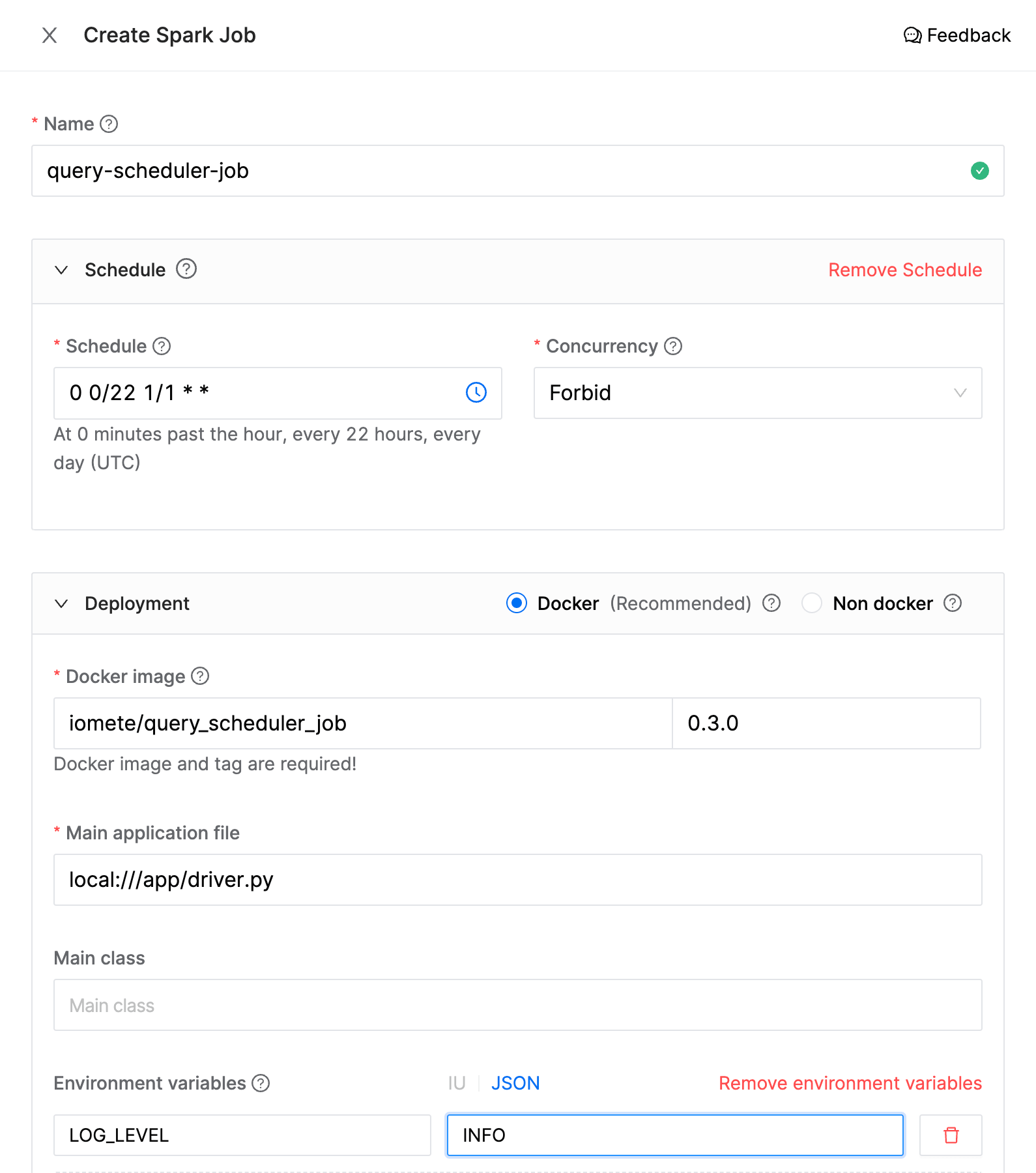 IOMETE Spark Jobs Create | IOMETE