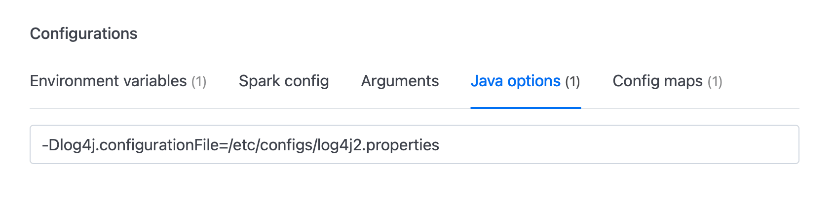 Logging java options | IOMETE