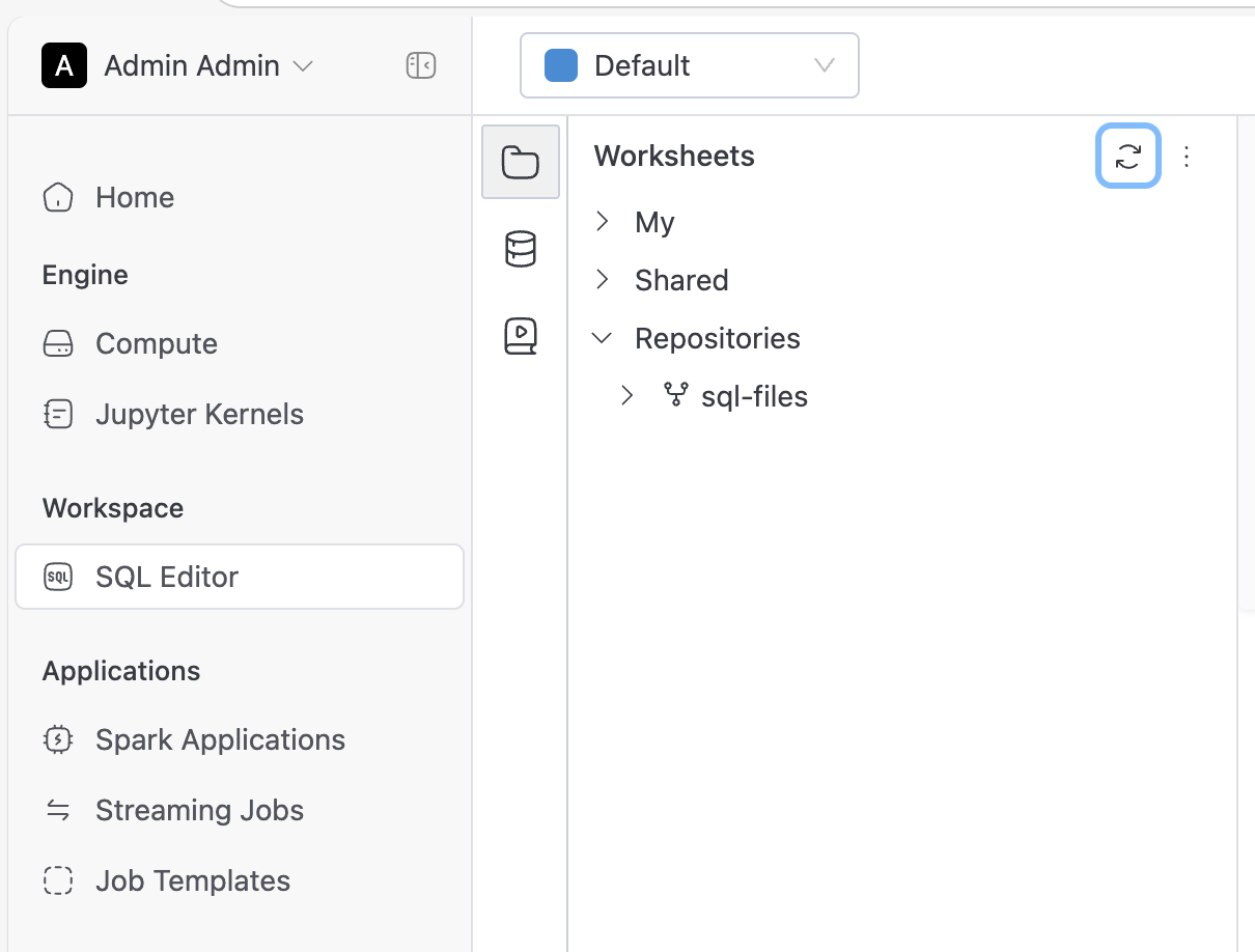 sql editor tab | IOMETE