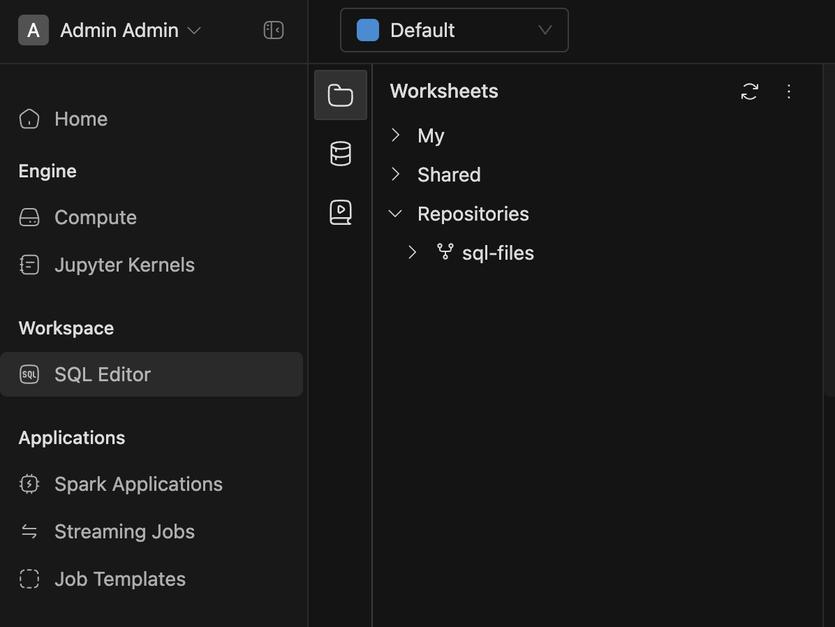 sql editor tab | IOMETE