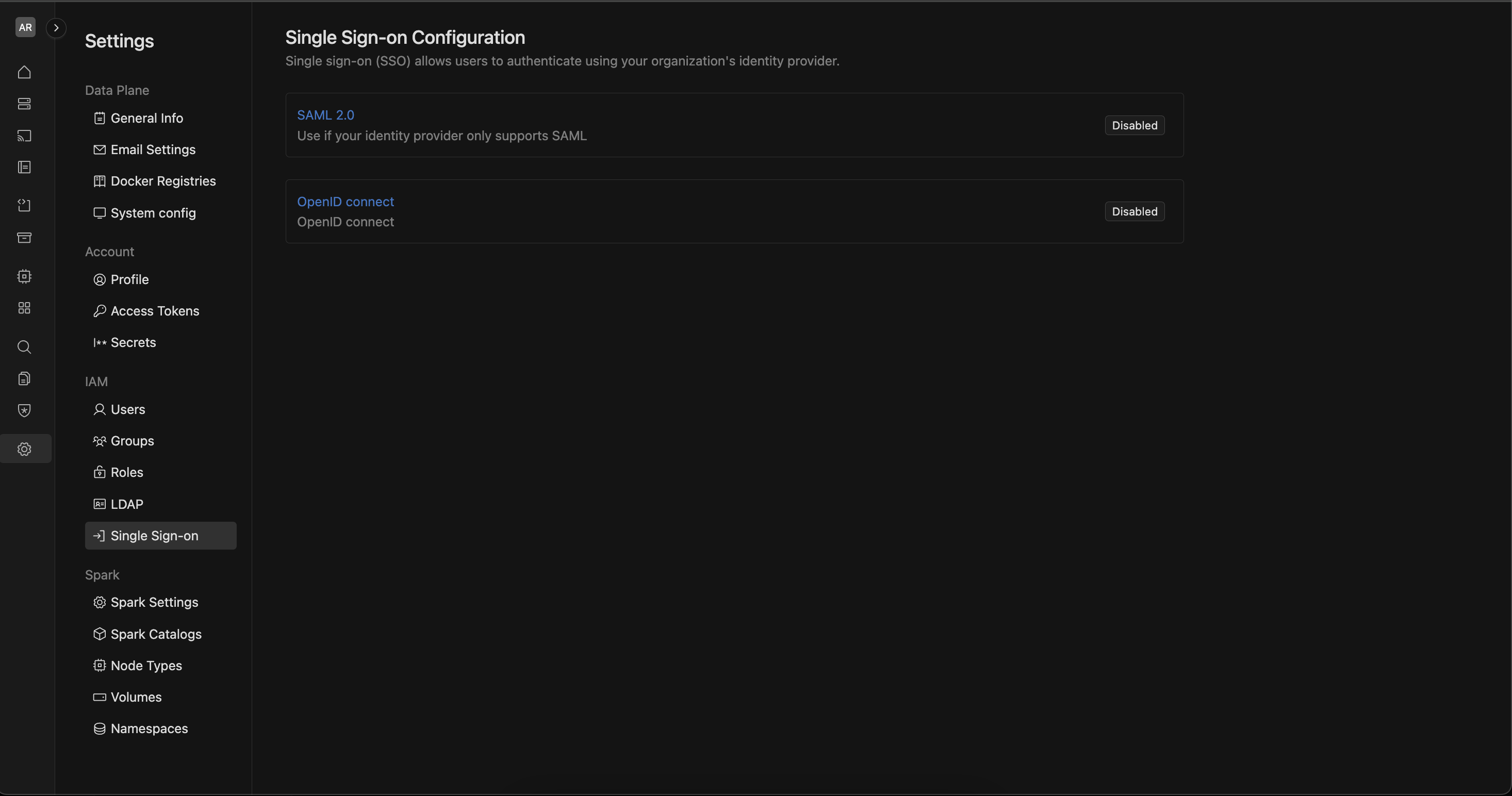LDAP configuration | IOMETE