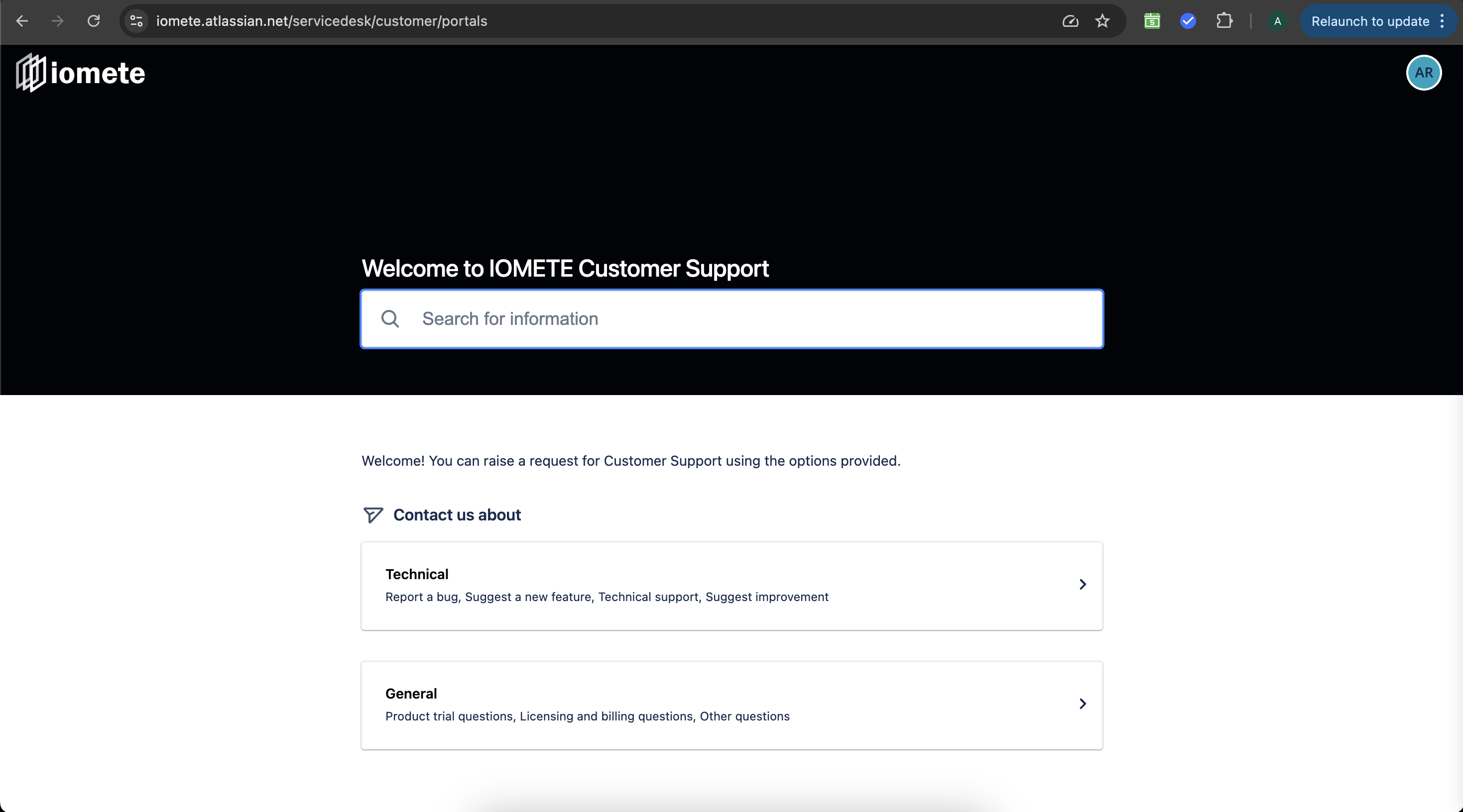 IOMETE Support Center Landing | IOMETE