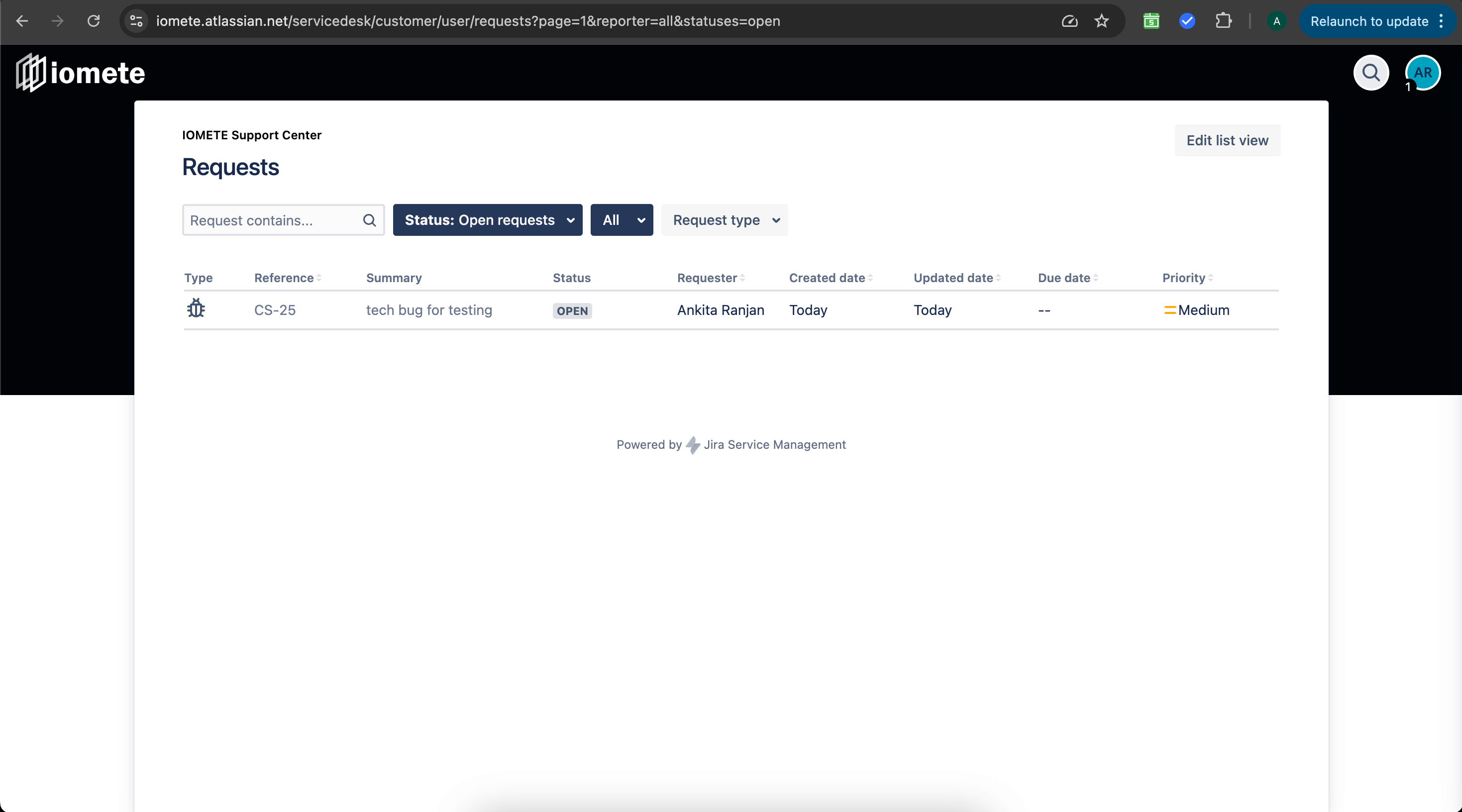 IOMETE Support Center All Request | IOMETE