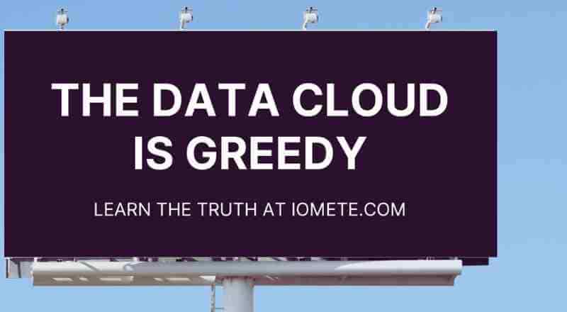 The Data Cloud is Greedy