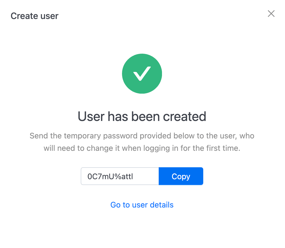 User create | IOMETE