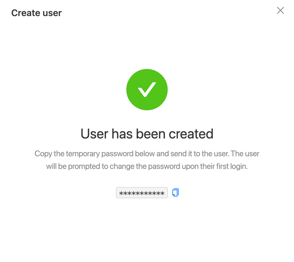 User create | IOMETE