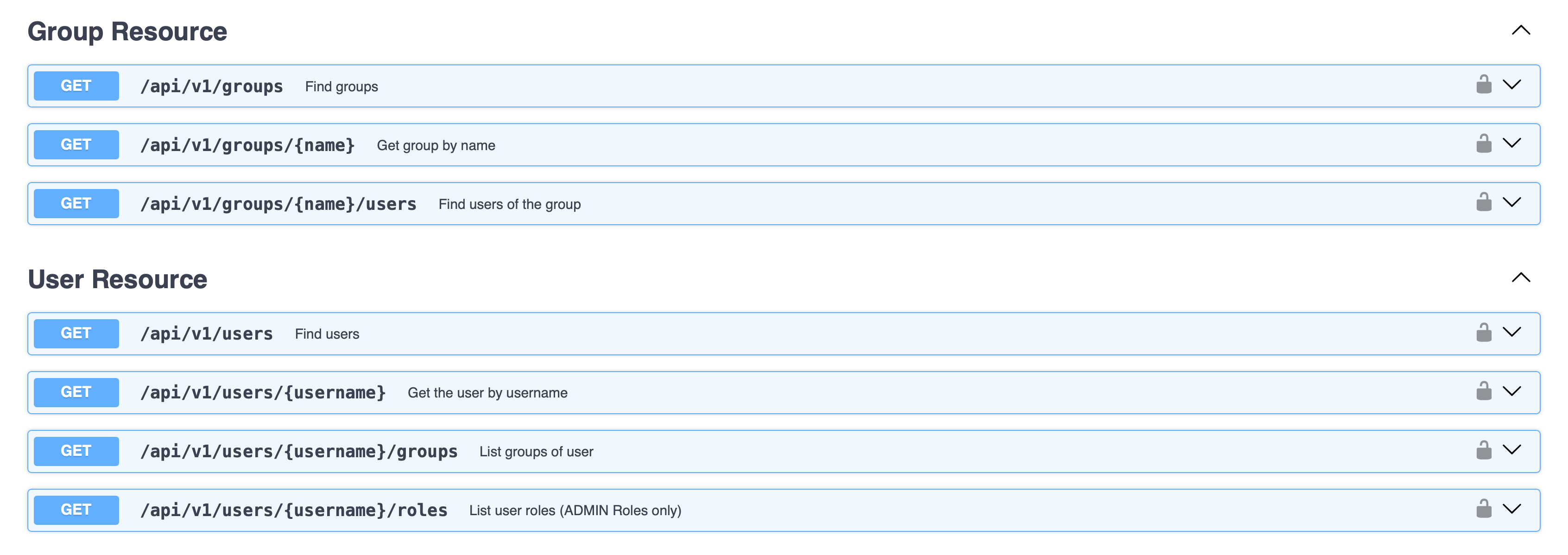 New user/group APIs | IOMETE